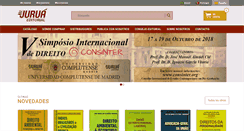 Desktop Screenshot of editorialjurua.com